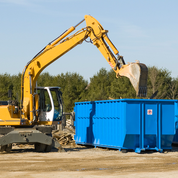 are there any restrictions on where a residential dumpster can be placed in Patton Illinois